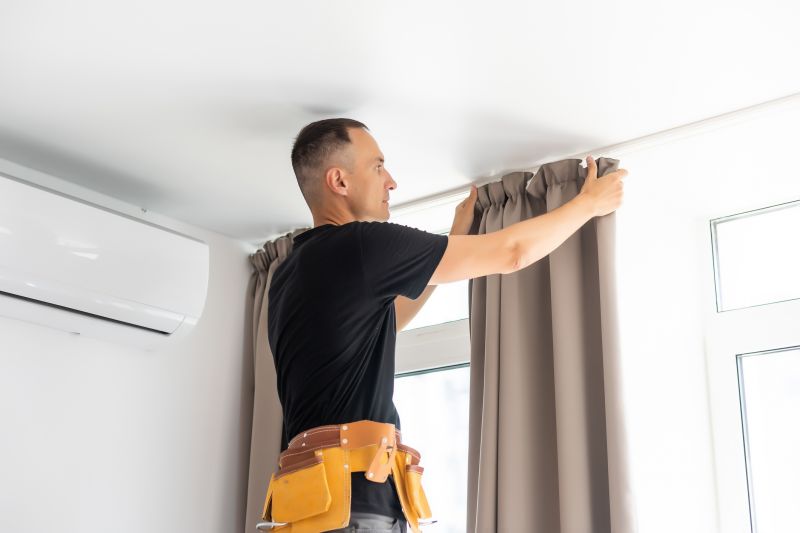 Custom Curtains Installation